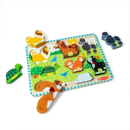 Get the Melissa & Doug Pets Wooden Chunky Puzzle for just $5
